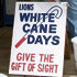 White Cane Fundraiser Spring 09